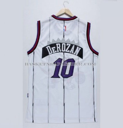 Maillot Retro Toronto Raptors Derozan Blanc